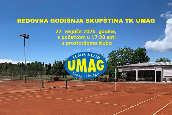 Redovna godišnja skupština TK Umag 22. veljače