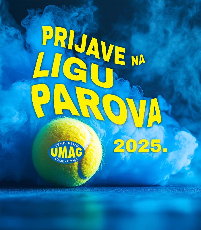 Teniski klub Umag otvara prijave za klupsku Ligu parova 2025.